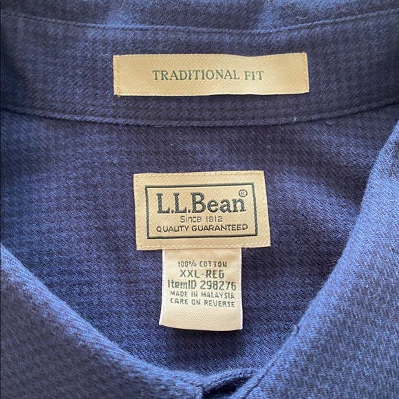 Bundle of 3 Men's L.L. Bean Wicked Good Flannel shirts - Picture 8 of 10